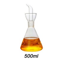 글래스 올리브 오일 병 누수 방지 물방울 오일 식용 간장 식초 조미료 항아리 주방 용품 125ml 250ml 500ml, 6699