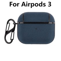 에어팟케이스 에어팟 2 케이스 이어폰 Apple Air Pods 1 3 pro Fundas 무선 충전 박스 용 방수 나일론 보호 커버, 02-For Airpods 3