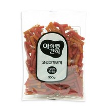 아침애 오리버거 100g 훈련용 애견간식, 아침애오리버거100g