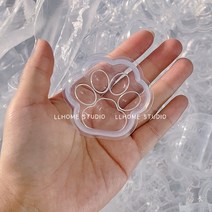 [레진아트] 실리콘 몰드/고양이 발바닥 몰드 고투명