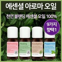 아로마 오일 디퓨저 오일 잠잘오는 아로마 오일 9종 택 1 유칼립투스 일랑일랑 자스민 라벤더 로즈마리 비염 기침 스트레스 해소, 페퍼민트