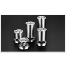 상다리부속 스테인레스 스틸 베어링으로 만든 가구 다리 테이블 소파 침대 주방 캐비닛용 높이 조절 가능 640cm 200kg 지원, [05] 12cm