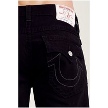 [해외]남자명품트루릴리젼청바지 True Religion Mens Straight Leg w/ White Stitch Jeans in Jet Black