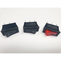 RL1-3 시리즈 라커스위치 라카스위치 LED스위치 2P스위치 3P스위치 RLEIL, LED 레드 3핀 2단 I/O 마킹 5개