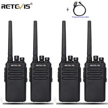 Retevis DMR 디지털 무전기 한국 RT81 10W 방수무전기 디지털무전기 워키토키 통신장비 장거리무전기 UHF, 4