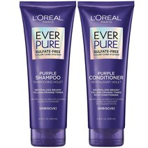 로레알 에버퓨어 퍼플 샴푸 컨디셔너 세트 각 200 ml
