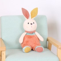 토끼 곰 기러기 인형 어린이 침대 수면 진정, 따뜻한 토끼, 35 cm좌석 높이(전체 길이 40 cm)