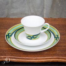 [후첸로이터]디자이너 커피 트리오(컵 소서 디저트접시)