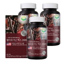 슬림플래닛 엘아르기닌 맥스 2000 (30일분) X 3, 엘아르기닌 맥스 2000 30일분