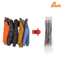 국내생산 항균 옷걸이형 압축팩 3p, 단품