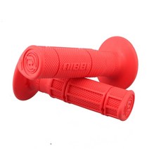 nibbi 오토바이 핸드 그립 78quot 22mm 24mm 먼지 자전거 그립 모터 크로스 용 범용 핸들, 빨간색