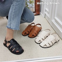 로즈블로썸 멜팅브라운 여성 캐주얼 피셔맨 샌들 1cm (8700792)