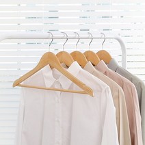 베이직 원목 옷걸이 30p, 없음