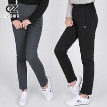 [이지바이] 여성 국내생산 겨울용 기모 트레이닝 바지_탄탄핏 밴딩팬츠 / 55~99 빅사이즈까지! 부드러운 기모안감으로 더욱 더 따뜻하게 입기좋은 팬츠_등산복 작업복 운동복