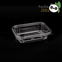 일회용반찬용기 (PET) 202-투명(용기) (140x100x36mm) 소분 /100개