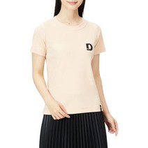 146758 더블 스탠다드 의류 050802 여성용 D 로고 티셔츠