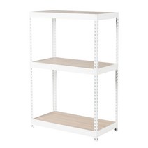 정리엔 틈새수납선반 200mm 250mm 3단선반 화이트, 800x250, 900(3단)
