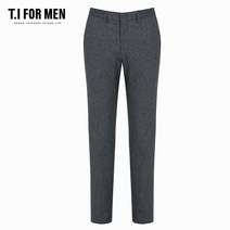 [티아이포맨] (T.I FOR MEN) 시가렛핏 마이크로 체크패턴 셋업팬츠(M188MPT104M)