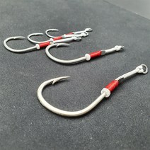 히트존 싱글 어시스트 훅 1호 2호 3호 4호 5호 (루어 지깅 바늘 갈치 부시리 방어 삼치 대구 참치), 싱글훅_5호