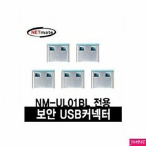 NM-UL01BL 전용 보안 USB커넥터(블루/5개) PC용품, 단일옵션
