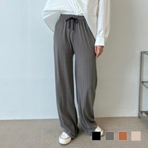 반즈 여자 밴딩 스트라이프 와이드 팬츠 SD-220852 여자 통바지