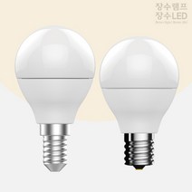 장수램프 LED미니크립톤램프 5W E14 E17, 17b  주광색