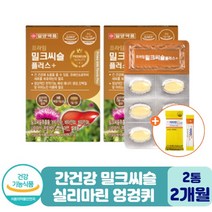 간 건강 밀크씨슬 추출 분말 헛개나무 실리마린 엽산 비타민 리버 케어 밀크 시슬 티슬 씨유 시스 씨스 간장제 식약청인증 식물성 엉겅퀴 엉겅키 중년 여자 남자 여성 남성 영양제, 2박스