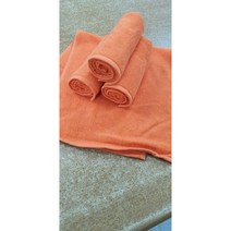 승원타올 국산60 타올 수건 타월 무료인쇄 미용실 헬스 모텔 피부관리, 주황, 1개