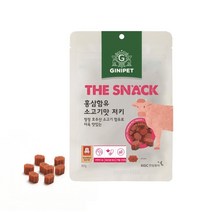 지니펫 더스낵 홍삼함유 저키 강아지간식 80g, 소고기맛, 1개