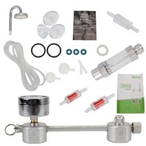 수생 식물 성장을 위한 DIY 수족관 CO2 발생기 시스템 키트 솔레노이드 밸브 포함 액세서리 버블 카운터, 01 Package A Set