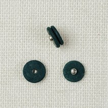4개) 21mm 컬러 싸개 스냅단추-16color, 다크그린