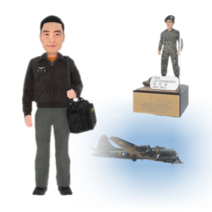 조종사 항공점퍼 캐릭터타입 풀 패키지 구성 아바타피규어 군인피규어 전역패 감사패 기념패 정년 퇴직기념 승진 전출기념 근속기념, AP-704, 흰색명판, 자주포