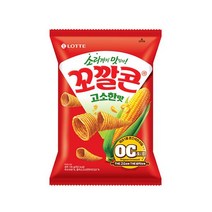 롯데 인간사료 스낵바 봉지과자 꼬칼콘 고소한맛 134g 3봉 사무실다과 홈파티, 5개