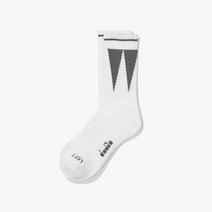 DIADORA 락앤런 그래픽 러닝 삭스 OFF WHITE rva-482044f, 260
