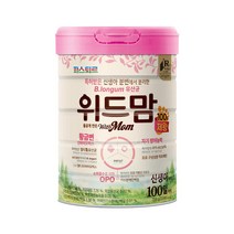 위드맘 제왕 리뉴얼 100일 1캔 황금변 유산균 파스퇴르 아기분유, 1세트