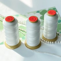 무탄력 진주실 3 size 나일론 끈 진주목걸이 만들기 DIY 재료, 0.6mm