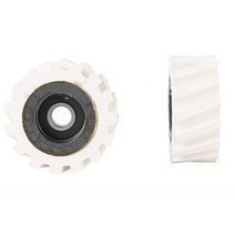 자동 엣지 밴딩 기계 목공 부품 프레스 휠 스트레이트 그레인 능직 휠, 02 65mm 28H 12mm