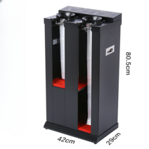 우산 비닐포장기 업소용 로비 스테인레스, 클래식 블랙
