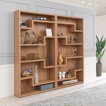 아트박스/플레인홈 페샤 디자인 와이드 책장 세트 6단, 워시그린