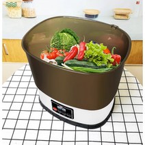 고추세척기 야채 과일 진동 세척 기계 다용도 가정용 농산물 채소 농약 살균 초음파 세척기, 01.단일상품