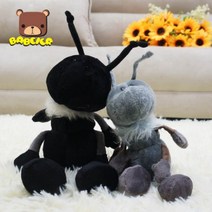 [해외직구] 자이언트 개미 봉제인형 한쌍세트 ant 폼산 곤충 수집, 개미 인형 한쌍세트