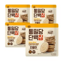 [다신샵] 통밀당 단백칩 인절미 4봉 / 프로틴스낵, 단품