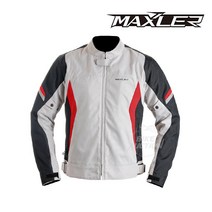 맥슬러 AIR COUPE JACKET - Red/Gray / 에어쿠페 2중자켓 / 오토바이 3계절자켓