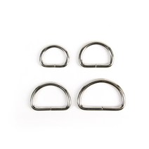 JStrading D링 디링 연결고리 니켈, 2개, 30mm