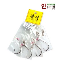 조이루어 국산 광어채비 와이드갭훅 광어다운샷 낚시채비, 조이 광어채비 와이드갭 3/0 40