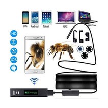 내시경 카메라 HD 1200P Wifi USB IP68 방수 Borescope 소프트 튜브 무선 비디오 검사 안드로이드/iOS 124043, [01] 1200P Soft Cable, [02] 5M, 1200P Soft Cable