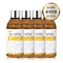 [봄바람특가@@] 닥터비타 기미 잡티 미백 화이트닝 저자극 비타민 C 스킨 토너 200ml, 4개