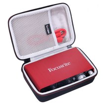 여행가방 남자스포츠가방 보스턴백여행용 Focusrite Scarlett Solo 2i2 2 세대 용 LTGEM EVA 하드 여행용 케이스 USB 오디오 인터페이스
