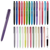 유니볼 시그노 노크식 RT1볼펜 UMN-155 0.28 0.38, 2.시그노노크식볼펜0.38mm, NC팬지바이올렛