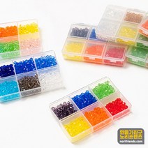 4mm 6색세트 시드비즈 비즈공예 만들기재료 약 55g, 6종세트 H